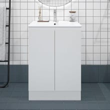 Liora 600mm Freestanding Vanity with Single Integrated Basin